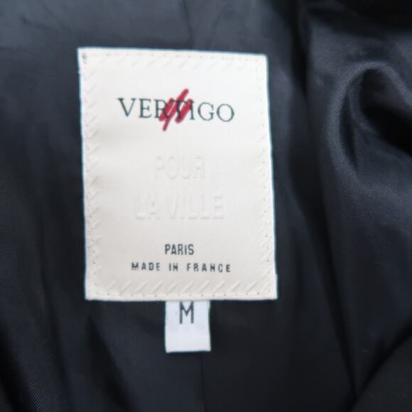 Vertigo Paris Pour La Ville black button front blazer jacket M - Picture 5 of 7